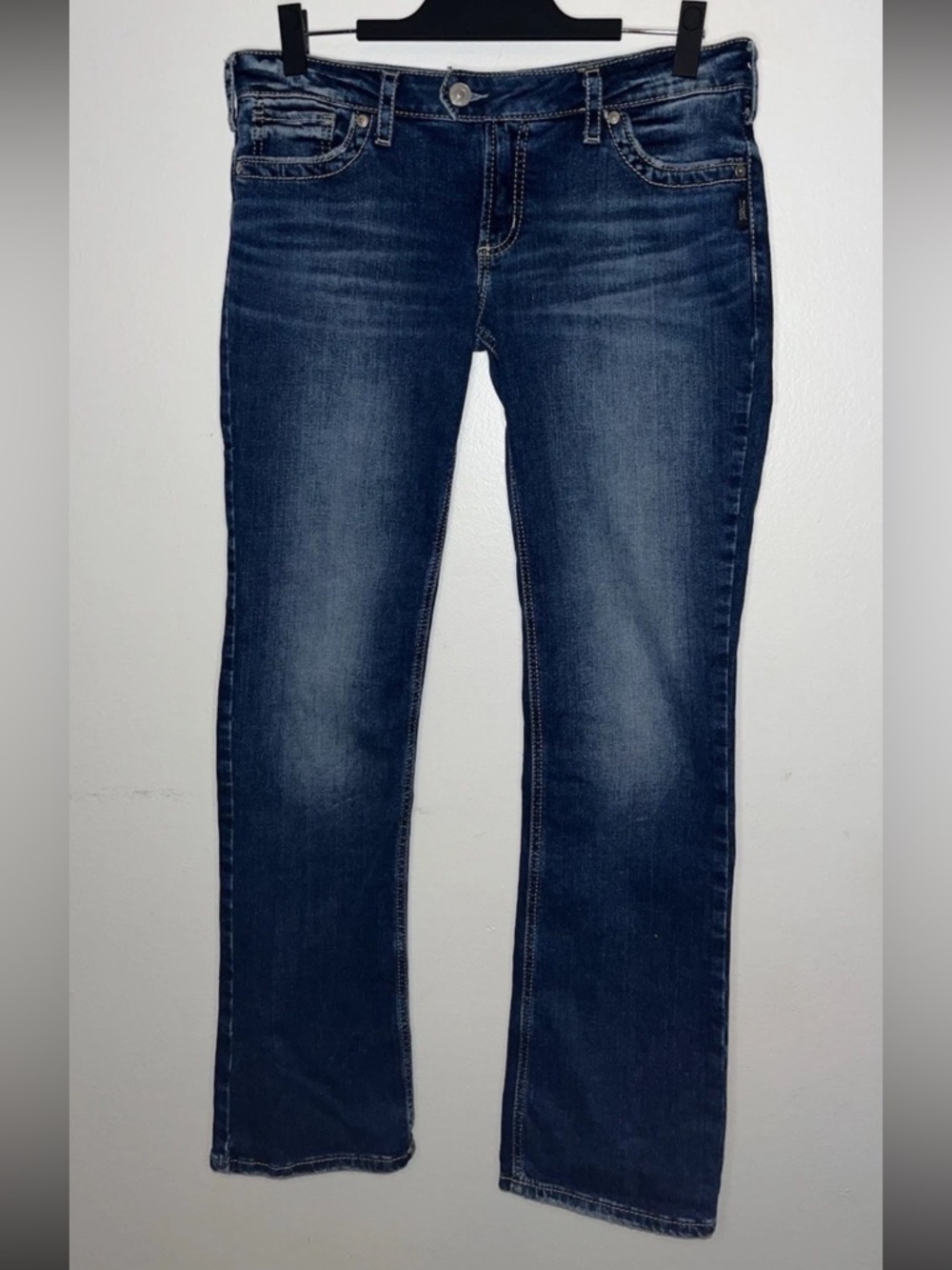 Silver Jeans Tuesday Slim Bootcut Women’s 32x33 Medium Wash Stretch Low Rise